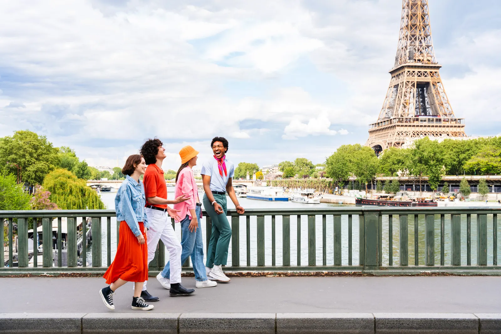 Traveler in Paris, France